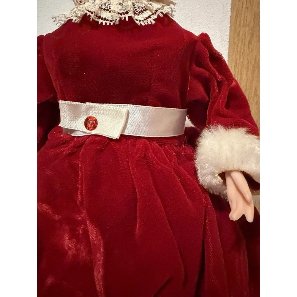 Soap Bottle Mrs Clause Plastic Face Christmas Decor Handmade